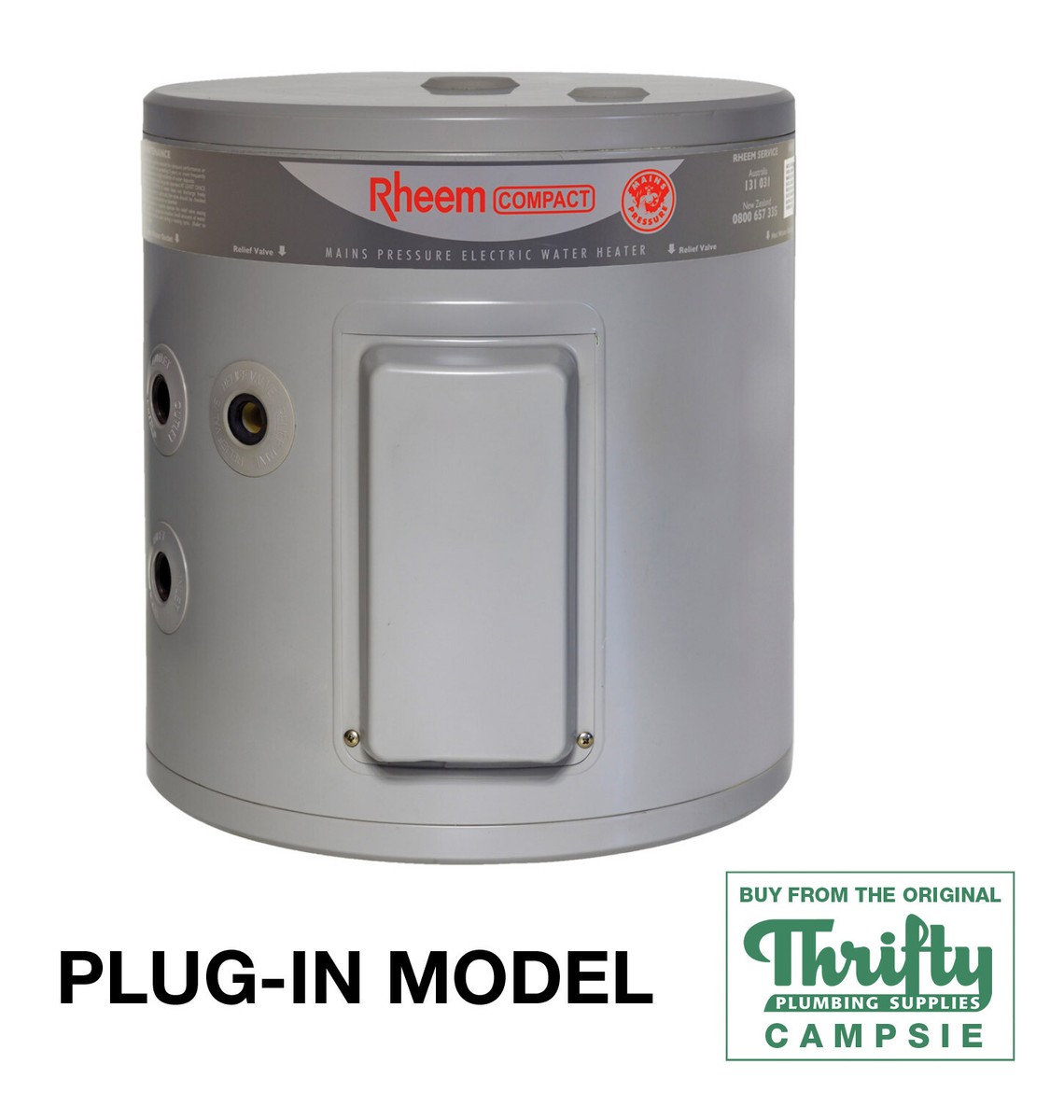 NEW - Rheem 25L Electric Hot Water Heater Plug-In Model 111025/P | eBay