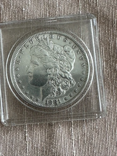 1881-AU  MORGAN SILVER DOLLAR  $1 dollar COIN US #E796