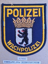 Germania BRD polizia distintivo da manica per uniforme di servizio polizia di...