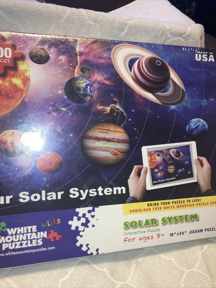 Rompecabezas White Mountain Our Solar System 300 piezas 18"x24” nuevo Foto 3 de 4