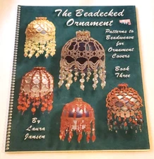 The Beadecked Ornament Book 3 Laura Jansen  Xmas Ornament Beadwork Cover +XCLNT+