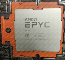 AMD Genoa EPYC 9554 3.1- 3.75 GHz 64cores 128thr 360W CPU processor