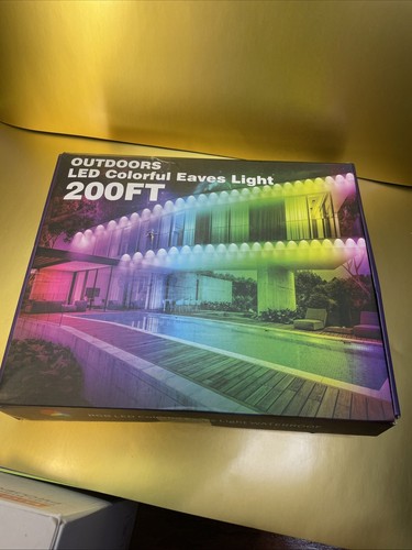 200FT Permanent Outdoor RGB LightsIP67 Waterproof Smart LED Eaves Lights - Picture 1 of 10