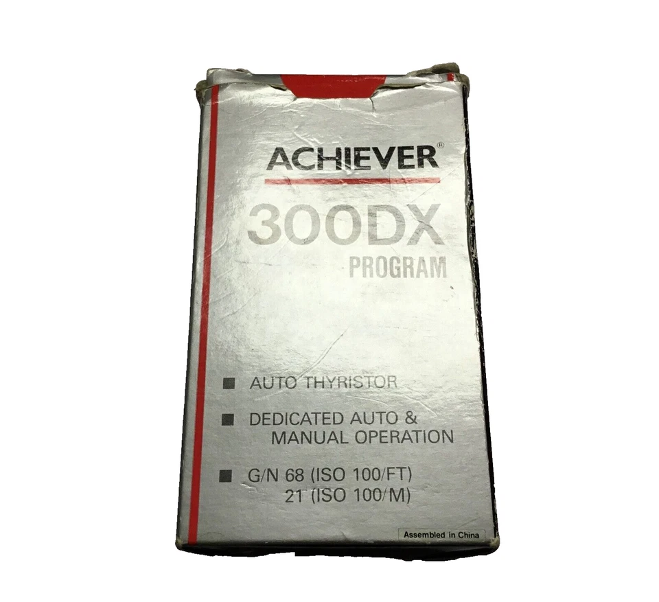 ACHIEVER Vintage Flash Model 300DX For PENTAX Program Camera With Original Box - Image 4 of 4