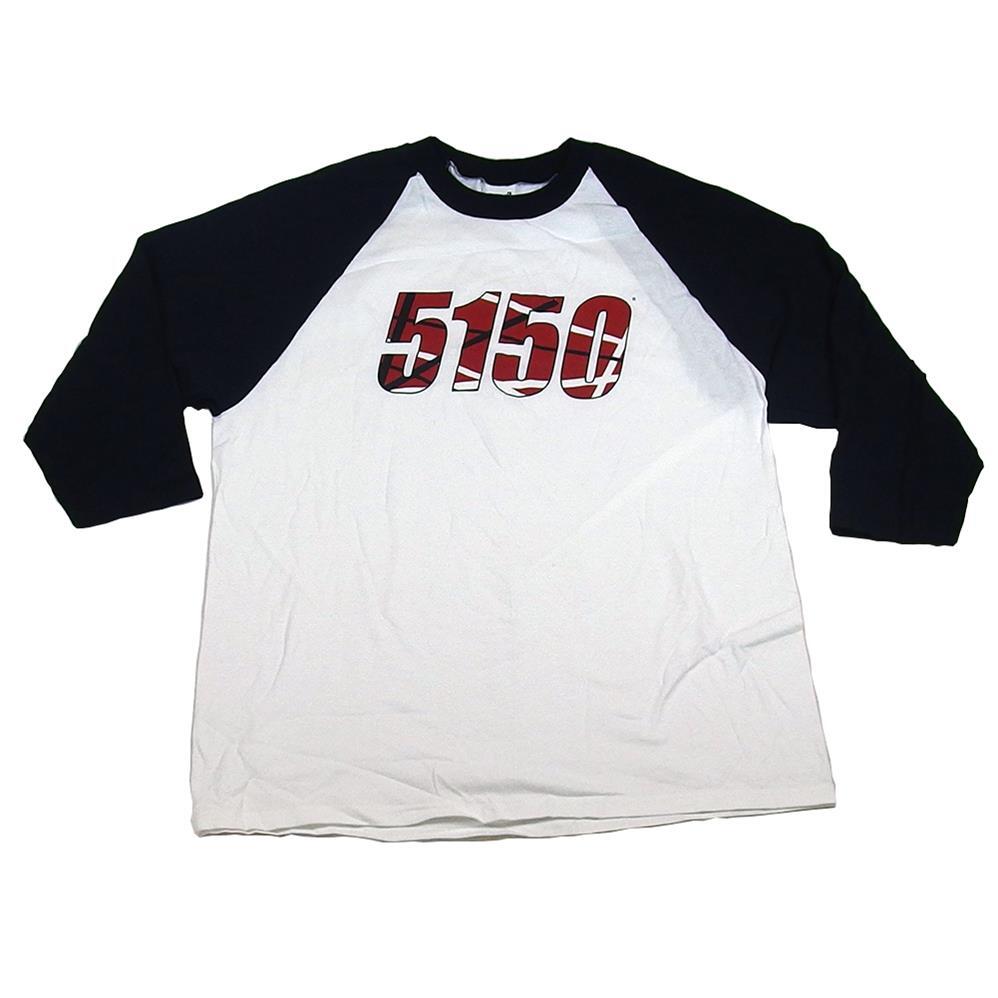 Vintage Van Halen Men's 5150 Baseball Jersey 3/4 Sleeve Raglan T