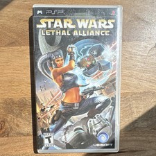 Star Wars Lethal Alliance PSP Sony PlayStation Portable Tested Working