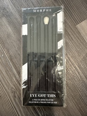 Morphe Eye Got This 4-Piece Eye Brush Collection Oval, Crease, Blender, Liner