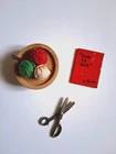 1960s Vintage Original Barbie Sweater Girl/Knitting Pretty Accessories VGUC!