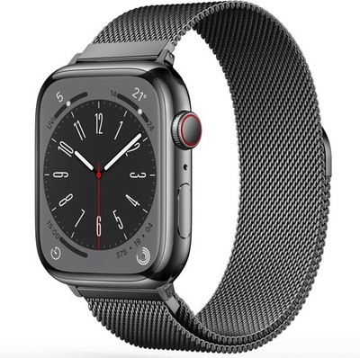 Stainless Steel Milanese Loop Strap Compatible with Apple Watch 38mm 40mm