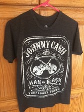 Men's Small Johnny Cash graphic Tee by Zion Rootswear