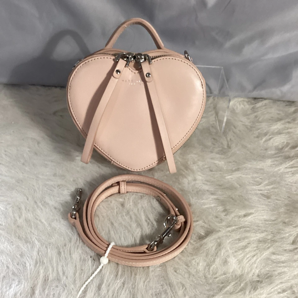 Bolso Bandolera Marc Jacobs Corazón a Corazón Rosa Suave Muñequera Novedad 72 Foto 2 de 4