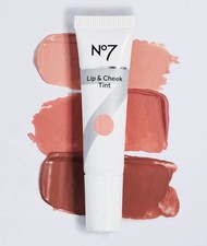 No7 Lip & Cheek Tint Blusher Highlighter Lightweight 10ml  *DUSK PINK* RRP £9.95