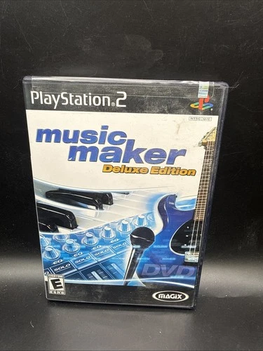 Magix Music Maker Deluxe Edition PS2 Game CIB Tested Free Ship