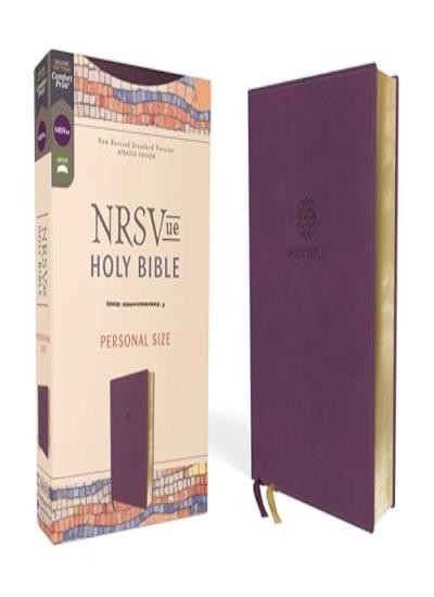 NRSVue, Holy Bible, Personal Size, Leathersoft, Purple, Comfort Print - Image 5