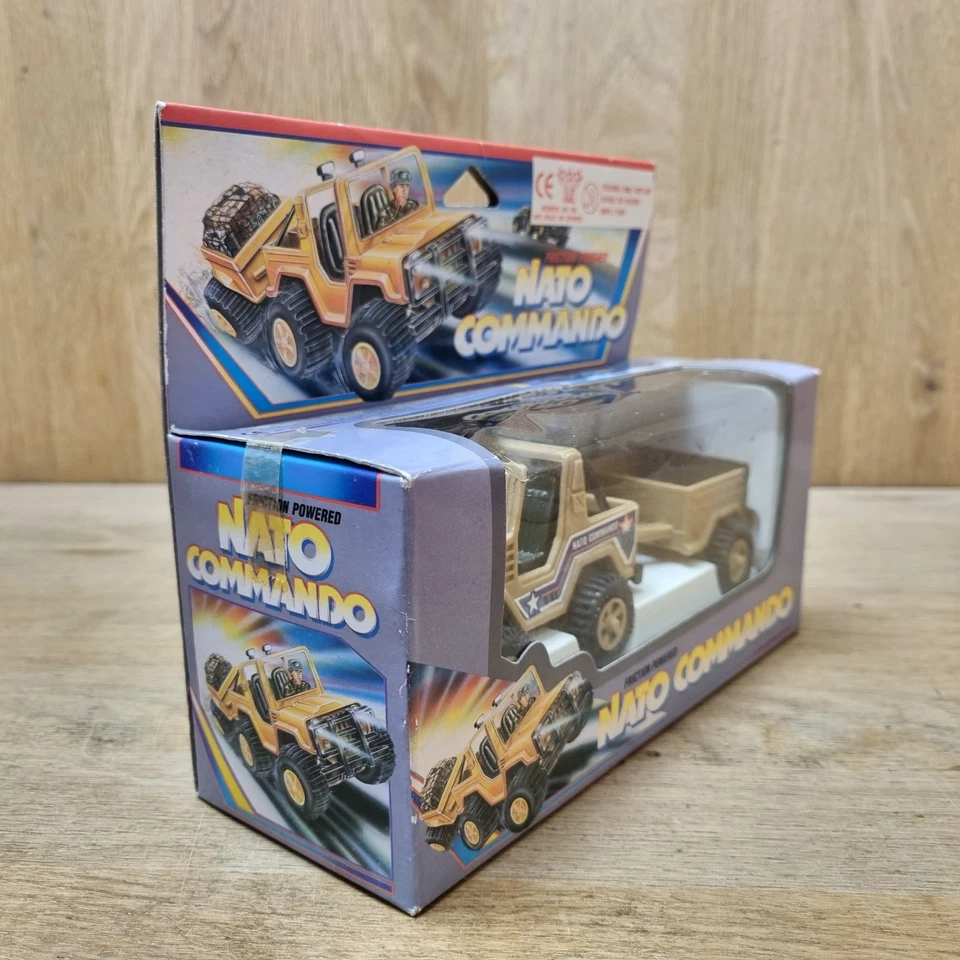 Vintage Nato Commando Military Jeep Car Vehicle Fricton Powered *New* - Image 2 of 4