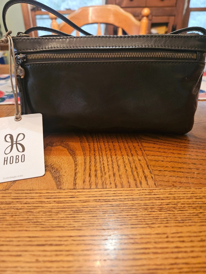 HOBO Cara Deep Moss Leather Small Crossbody Bag NWT - Image 2 of 4