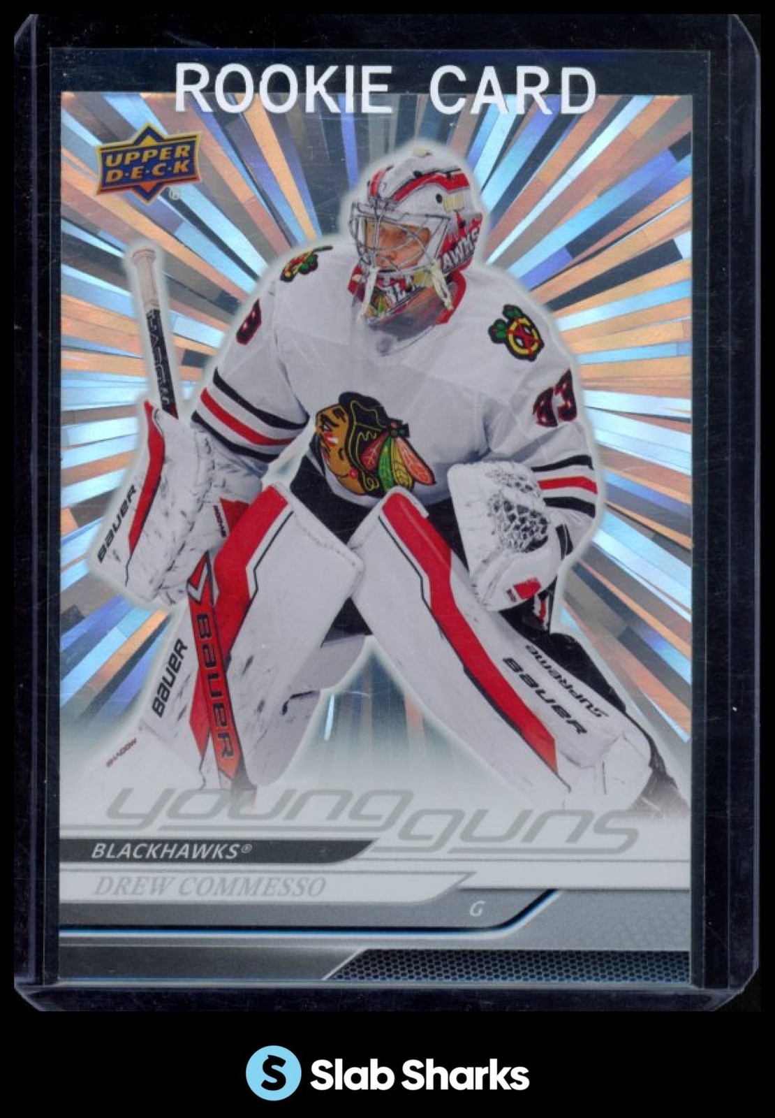 2024 UPPER DECK #488 DREW COMMESSO OUTBURST SILVER YOUNG GUNS RC ROOKIE