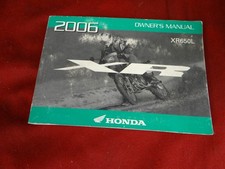 2006 Honda XR650L, Owner's Manual, 31-MY6-7301