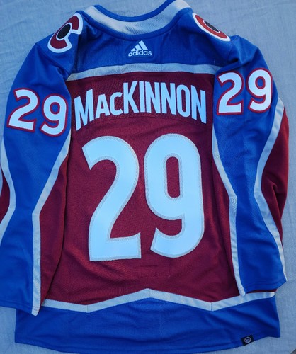 Nathan MacKinnon Colorado Avalanche  adidas Primegreen Authentic Jersey 54-XL❄🏔