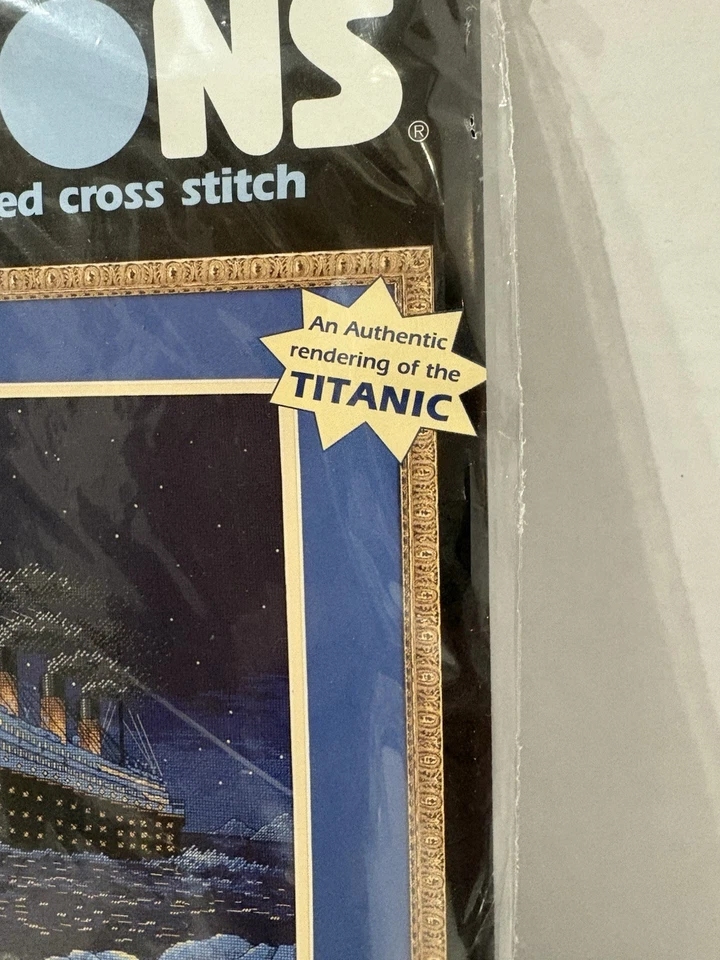 Dimensions Titanic 1998 La noche para recordar kit de punto de cruz contado #3871 Foto 3 de 4