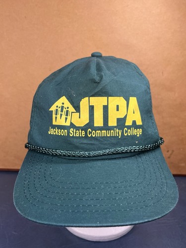 Vintage JTPA Jackson State Community College Training Employment Snapback Hat