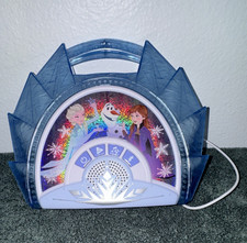 eKids Disney Frozen Lighted Portable Karaoke System w/ Microphone FR-115 Blue