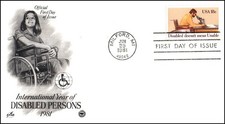 USA FDC - 1981 - Disabled Persons, Scott # 1925, Artcraft