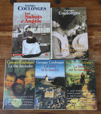 GEORGES COULONGES - SET MIT 5 BÜCHERN - TERRES DE FRANCE - Von 1993 bis 2005 - Sehr guter Zustand