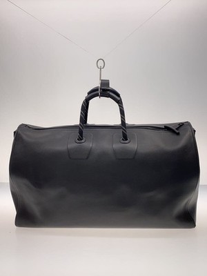 LOUIS VUITTON Keepall Bandouliere 50 Dark Infinity Leather Black Accessary Auth