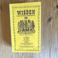 Wisden Cricketers' Almanack 1981 Edited by John Woodcock Book 1980s