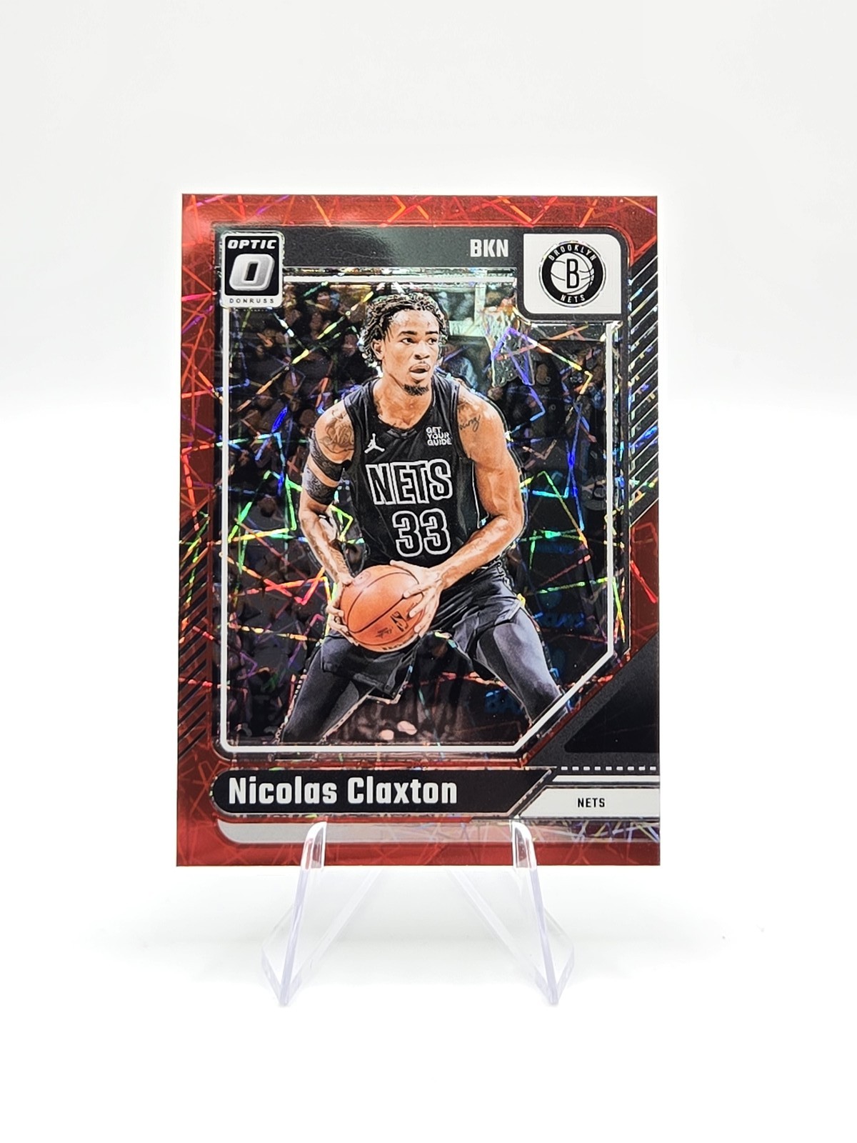 Nicolas Claxton 2024-25 Donruss Optic Red Velocity SP #/299 #170