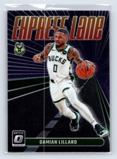 2023-24 Donruss Optic #5 Damian Lillard Express Lane Milwaukee Bucks