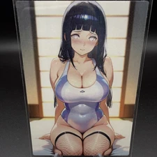 Hinata Hyuga Anime Waifu Card Doujin ACG Goddess Holo