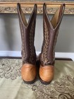 VINTAGE TONY LAMA STEERHIDE (Brown) COWBOY BOOTS MEN SZ  10 STYLE 6552 — photo 2