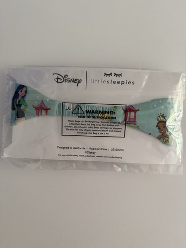 Little Sleepies Disney Princess Dreams Luxe Bow Headband 4T-8Y NIB/NWT - Picture 2 of 2