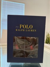 Polo Ralph Lauren Men s Black Irving Black Pebbled Leather Slippers Size 9 NIB