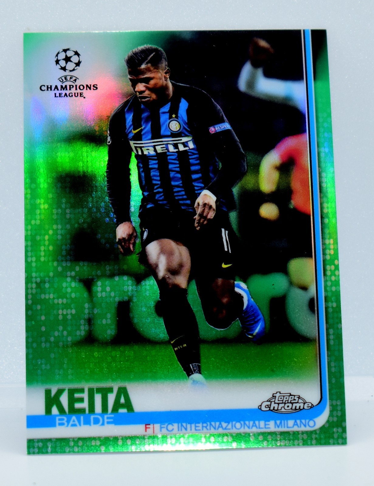 2018-19 TOPPS Chrome UCL UEFA #59 Keita Balde Green Refractor /99