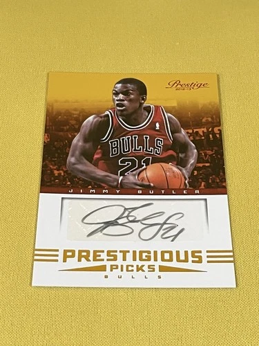 2012-13 Panini Prestige Prestigious Picks Jimmy Butler Auto Rookie RC Autograph
