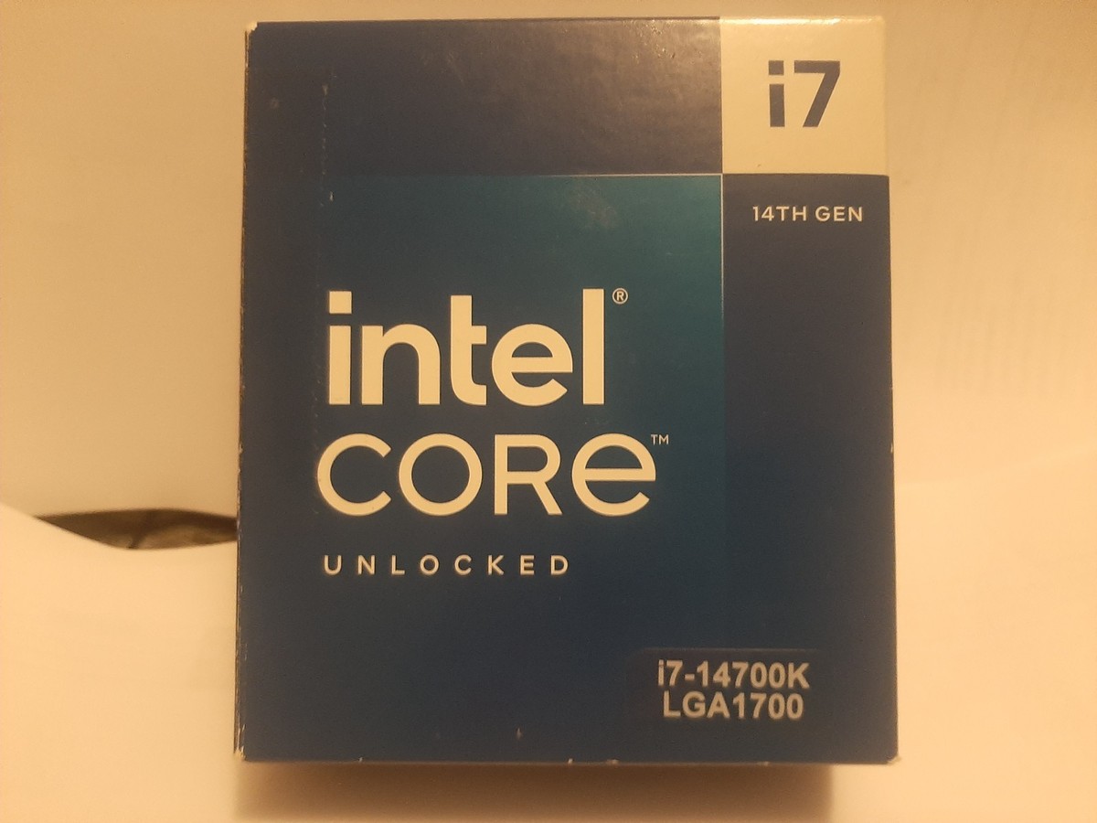 NEW BOX FOR Intel Core i7-14700K NO CPU INCLUDED REPEAT BOX ONLY