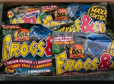 Frogs & Co DeAgostini - Froschfiguren Krocodiles & Co Maxxi Edition 16 Stück 