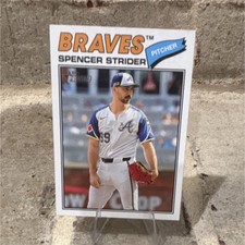 Topps Heritage 2026 Spencer Strider #41 Braves Baseball Card