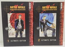Battle Royale Ultimate Edition Volume 1 & 2 Lot Manga Omnibus SEALED Deluxe OOP