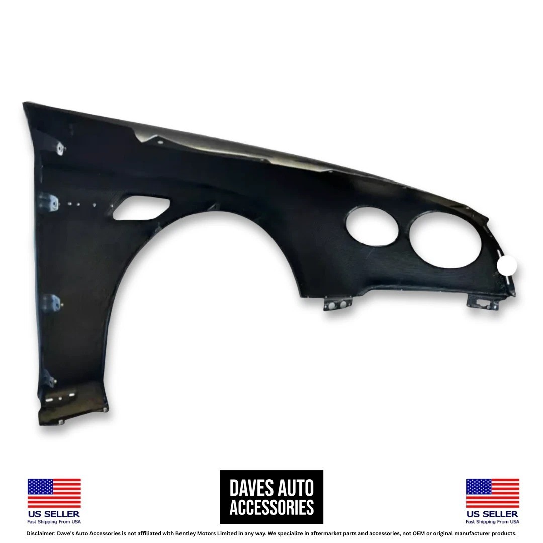 2016-2018 Bentley Continental GT GTC Driver Side Carbon Fiber Fender Panel 1PC