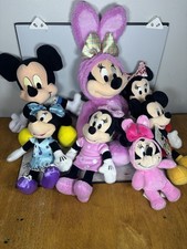 Mickey and Minnie Mouse plush lot