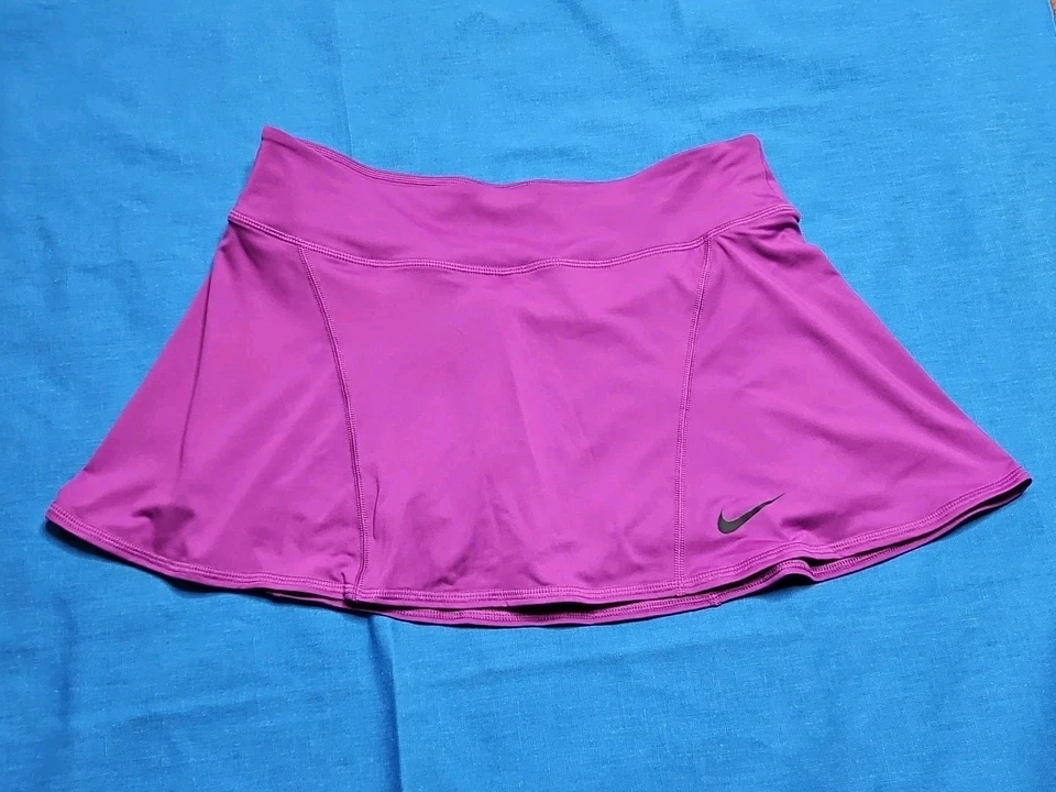 Nike Dri-Fit Tennis Skort Training Performance Pickleball Golf Skirt Fuschia - Image 2 of 4