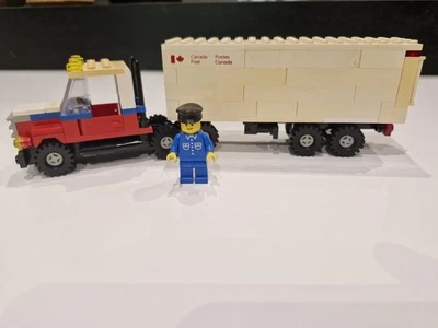 Lego City 107 - 2 Post Office Canada Post Mail Truck Rare Vintage Legoland - Photo 1/4