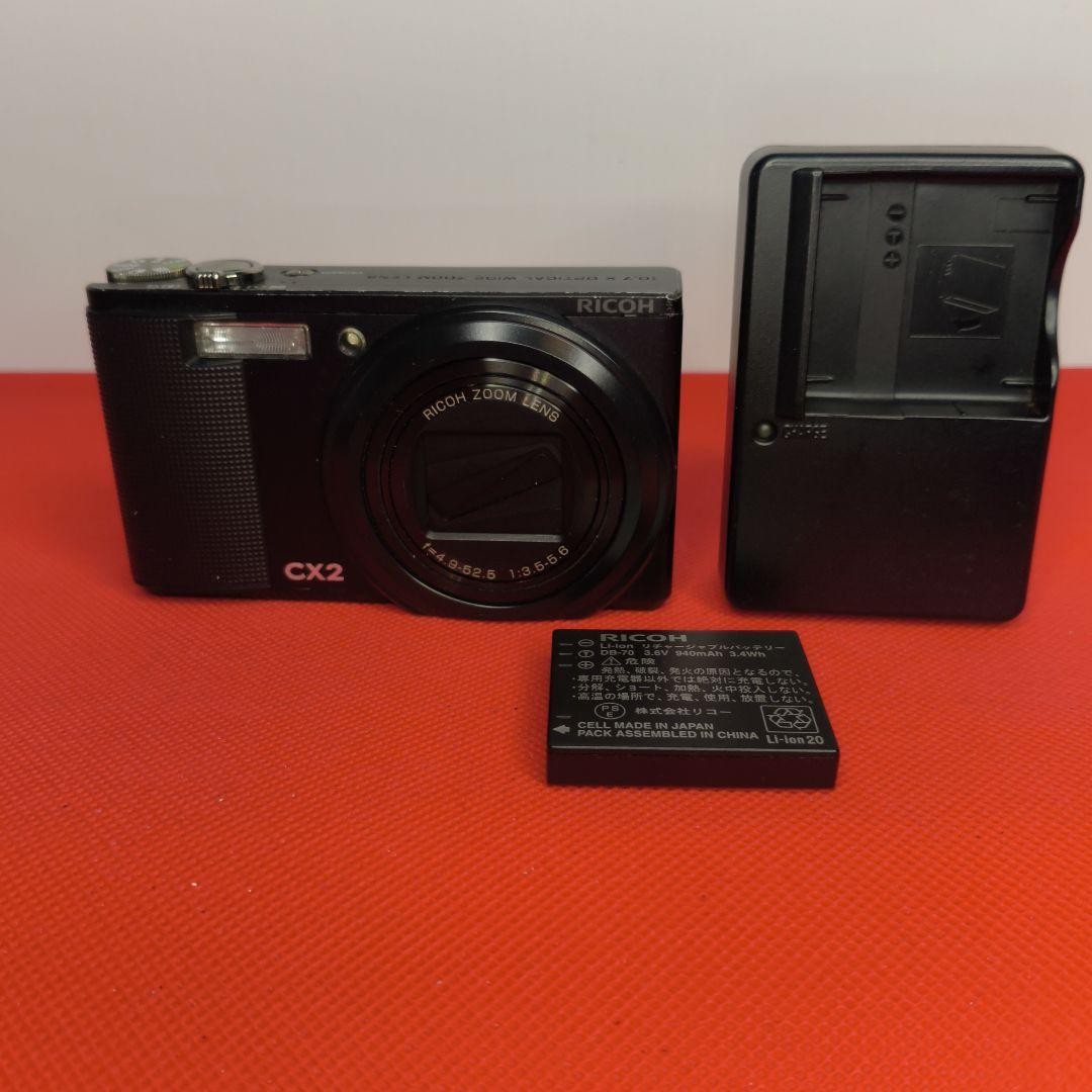 RICOH（リコー）CX2 動作確認済み】RICOH CX2 ブラック コンパクト