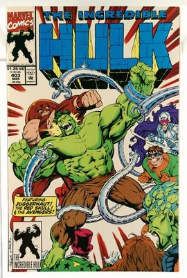 Incredible Hulk #403 1993 Marvel Comics VF Comic Book Direct Edition