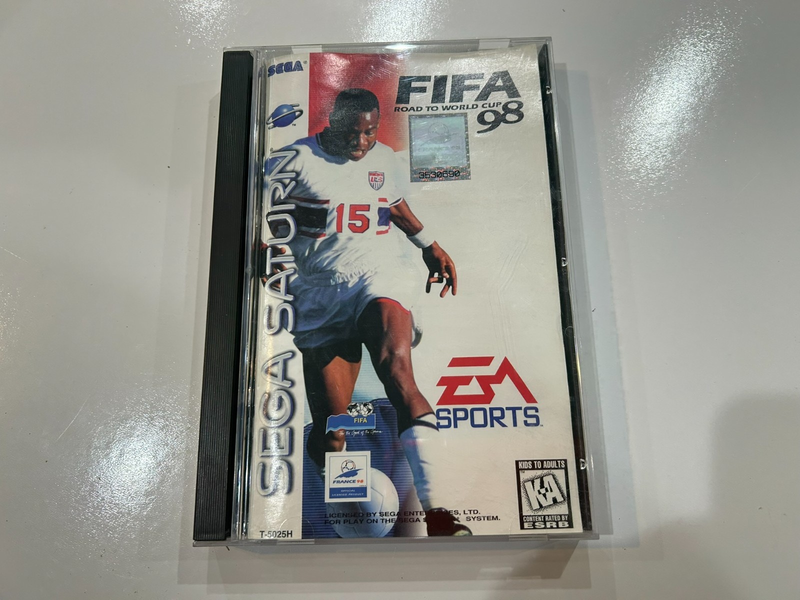 FIFA: Road to World Cup 98 (Sega Saturn) CIB Complete w Manual & Reg Card MINT