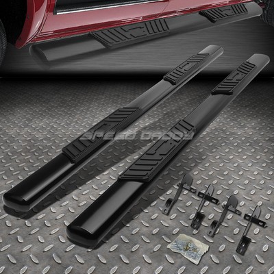 FOR 01-03 FORD F150 SUPERCREW CAB 5'' BLACK OVAL SIDE STEP NERF BAR RUNNING BOARD